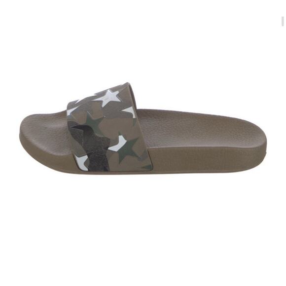 Authentic Valentino Garavani Camoflauge Camo Print Slides Slip On Flat Sz EU 38 - Picture 3 of 5